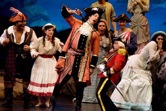 New York Gilbert and Sullivan Players in a performance of the Pirates of Penzance.