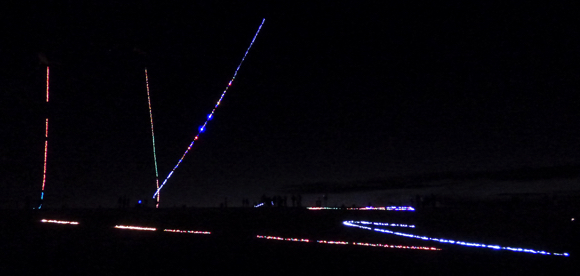 Kites with Lights, 2014.