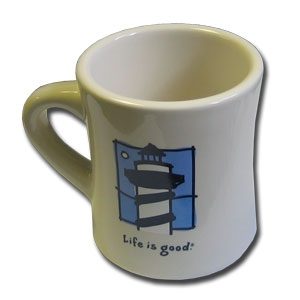 Life Is Good Hatteras Lighthouse Mug