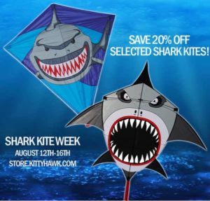 Shark kite week save 20 percent on selected shark kites