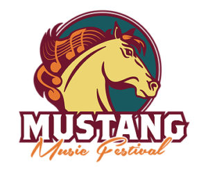 A logo for the Mustang Music Festival