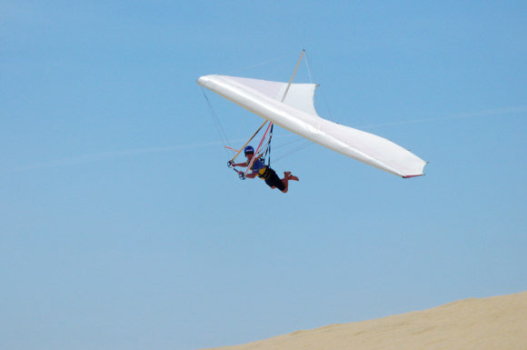 Scene from 2015 Hang Gliding Spectacular.