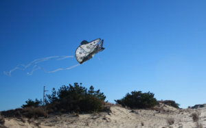 A star wars Millenium Falcon kite