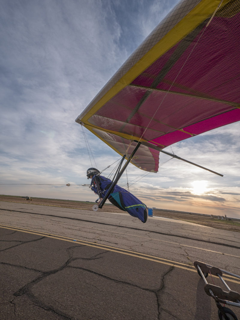 teamspirit hang gliding launch