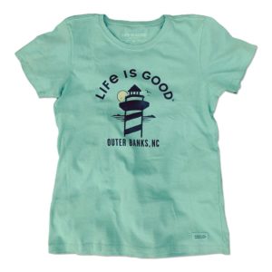 Life is Good Outer Banks Lighthouse Crusher Tee