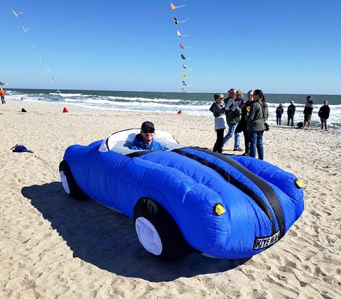Inflatable Kite Car