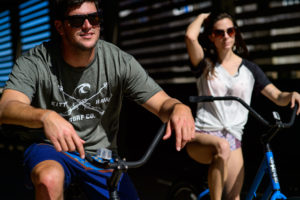 sunglasses and bikes