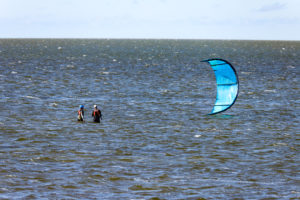 Kiteboarding lesson in the Outer Banks
