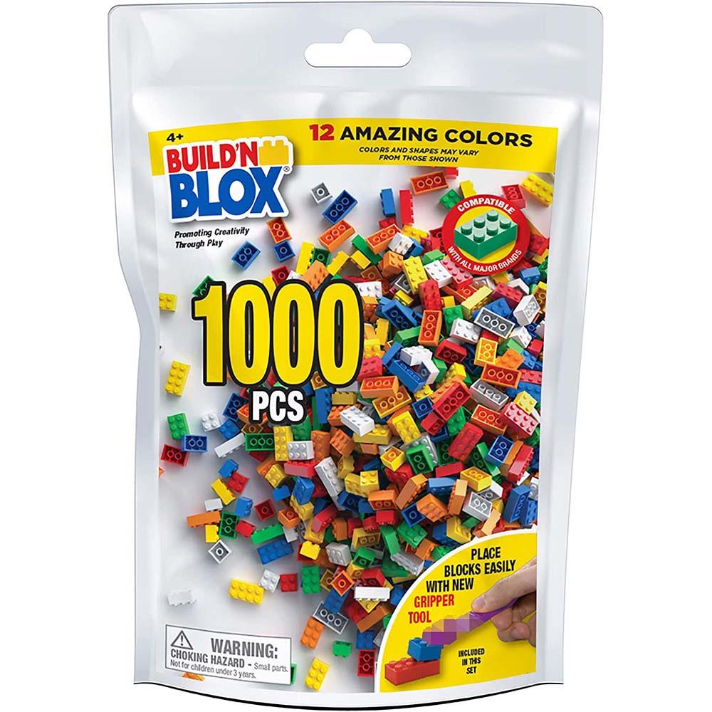 1000 piece bag of building blocks 
