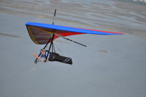 Billy Vaughn flying a Wills Wing Sport 3 at the Aerotow Hang Gliding competition