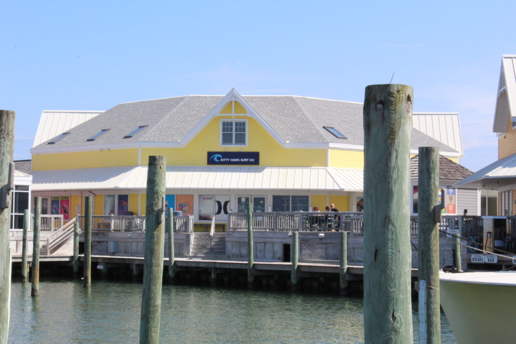 Kitty Hawk Kites store at Hatteras landing in the Outer Banks